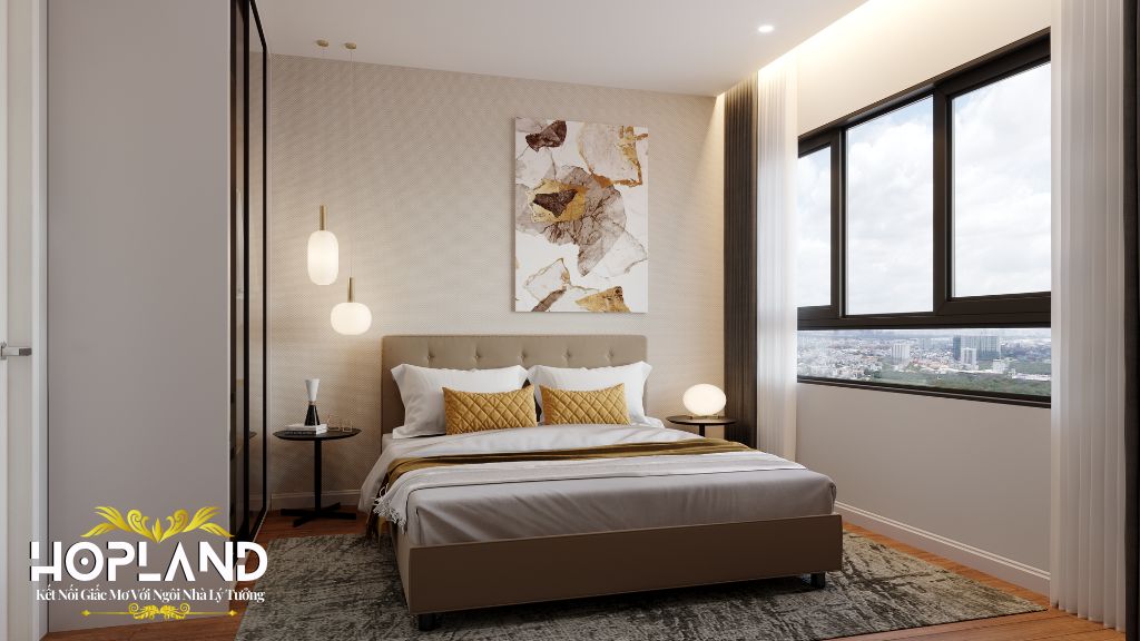 Phòng Ngủ Căn Hộ 70m2 Khu Đô Thị Việt Hưng